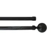 Varillas Y Accesorios>Set Barra Cortina Extens.Doble 210-380Cm
