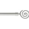Varillas Y Accesorios>Set barra extensible ZOLA plateado 120-210cm