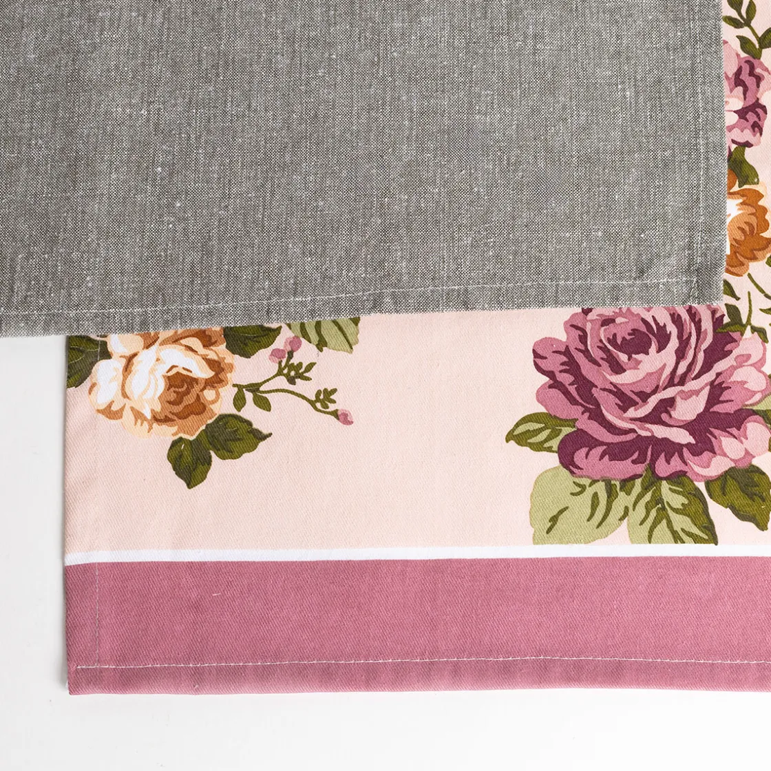 Delantales, Asas Y Paños>Set de 2 paños BELLISSIMA ANNABEL rosa 46x65cm