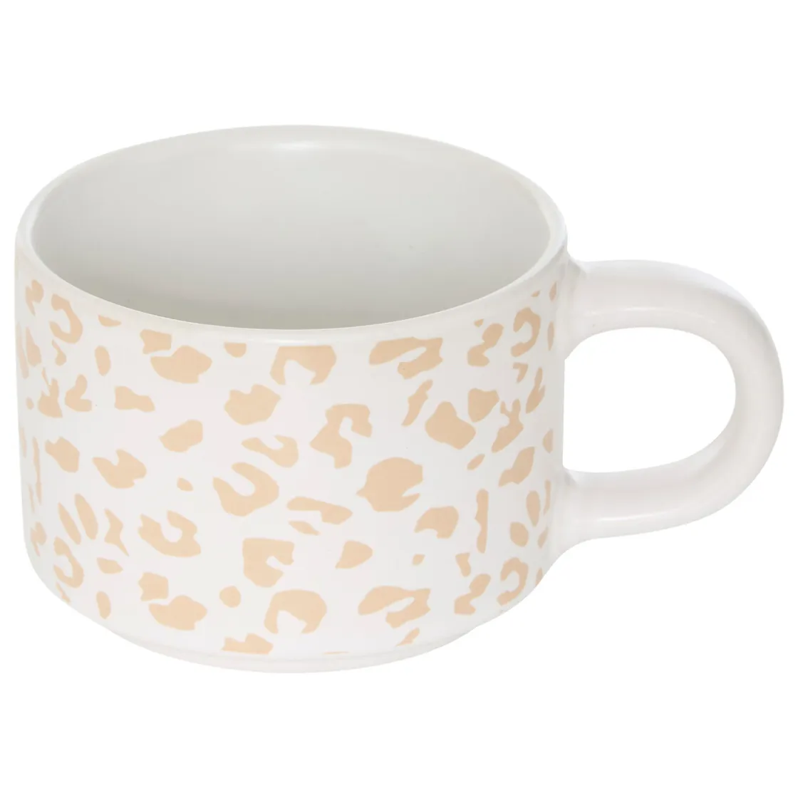 atmosphera Tazas Y Tazones>Set de 4 tazas LEOPARDI con soporte 20cl