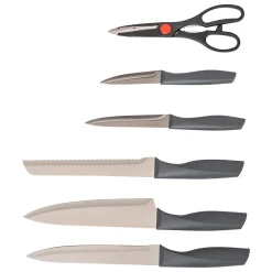 5five Placas Calefactoras Y Tablas De Cortar>Set de cuchillos y tijeras con soporte NÉO