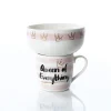 secret d'gourmet Tazas Y Tazones>Set Taza y Bowl Queen