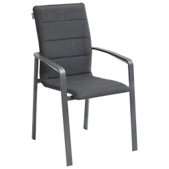 hespéride Sillas Y Pufs De Jardín>Silla DIESE gris antracite y graphite