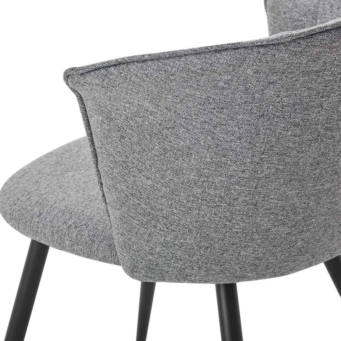 Sillas, Sillones Y Bancos>Silla LOLA gris de tela