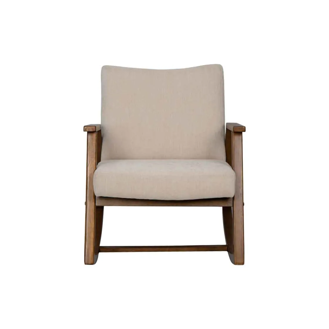 atmosphera Sillas, Sillones Y Bancos|Estilo Rústico>Silla mecedora FRANK Beige 71x88x81Cm