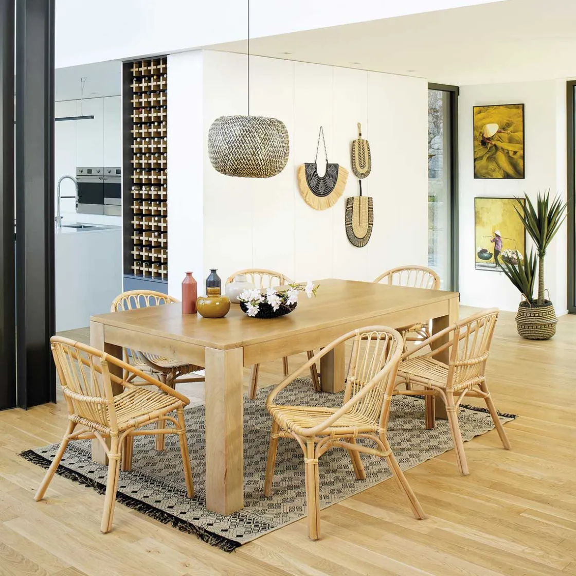 atmosphera Sillas, Sillones Y Bancos>Silla Natural Dream De Ratán 56x56x80Cm