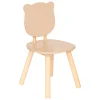 atmosphera Mobiliario>Silla oso DOUCEUR beige de madera de pino 49x26cm