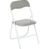 atmosphera Sillas, Sillones Y Bancos>Silla plegable con asiento gris