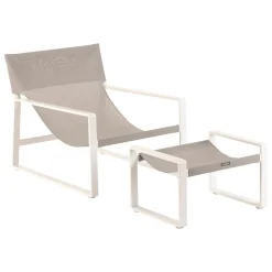 hespéride Sillas Y Pufs De Jardín>Silla relax LAMBINIO blanca