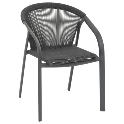 hespéride Sillas Y Pufs De Jardín>Silla RIU gris antracita e grafito