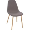 atmosphera Sillas, Sillones Y Bancos>Silla Roka Gris Oscuro 45x53x87Cm