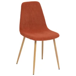 atmosphera Sillas, Sillones Y Bancos>Silla ROKA terracota de terciopelo