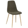 atmosphera Sillas, Sillones Y Bancos>Silla ROKA verde de terciopelo
