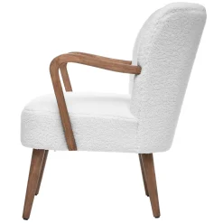 atmosphera Sofás Y Sillones|Estilo Rústico>Sillón CHIARA de tela blanco