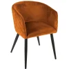 atmosphera Sofás Y Sillones|Estilo Contemporaneo>Sillón Marlo Ámbar De Terciopelo
