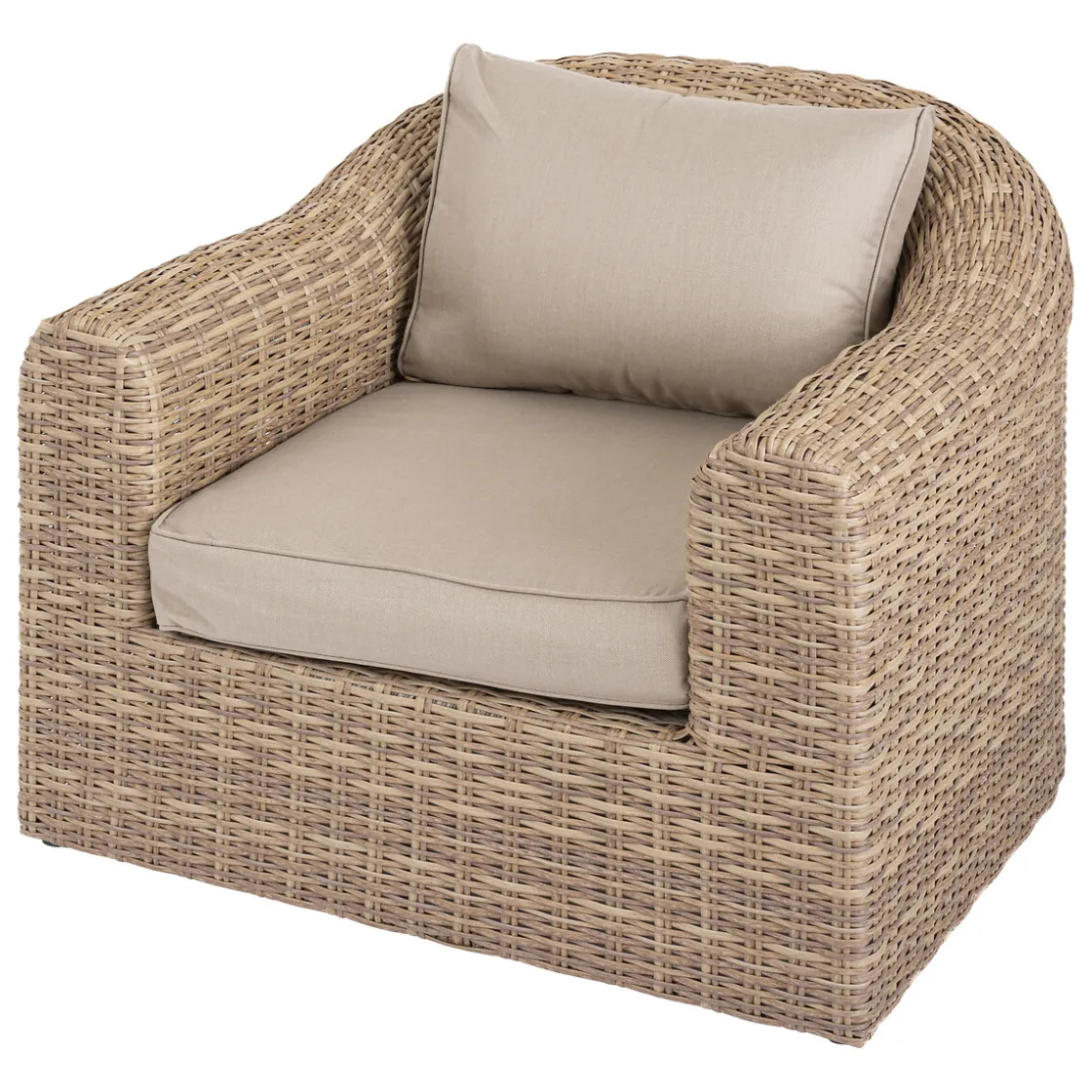 hespéride Sillas Y Pufs De Jardín>Sillón MOORÉA savana de ratán sintético