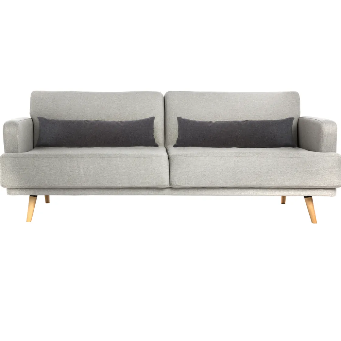 atmosphera Sofás Y Sillones|Estilo Contemporaneo>Sofá cama JACK gris claro de tejido