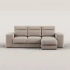 Sofás Y Sillones|Estilo Étnico>Sofá cama TRENTO taupe con chaise longue