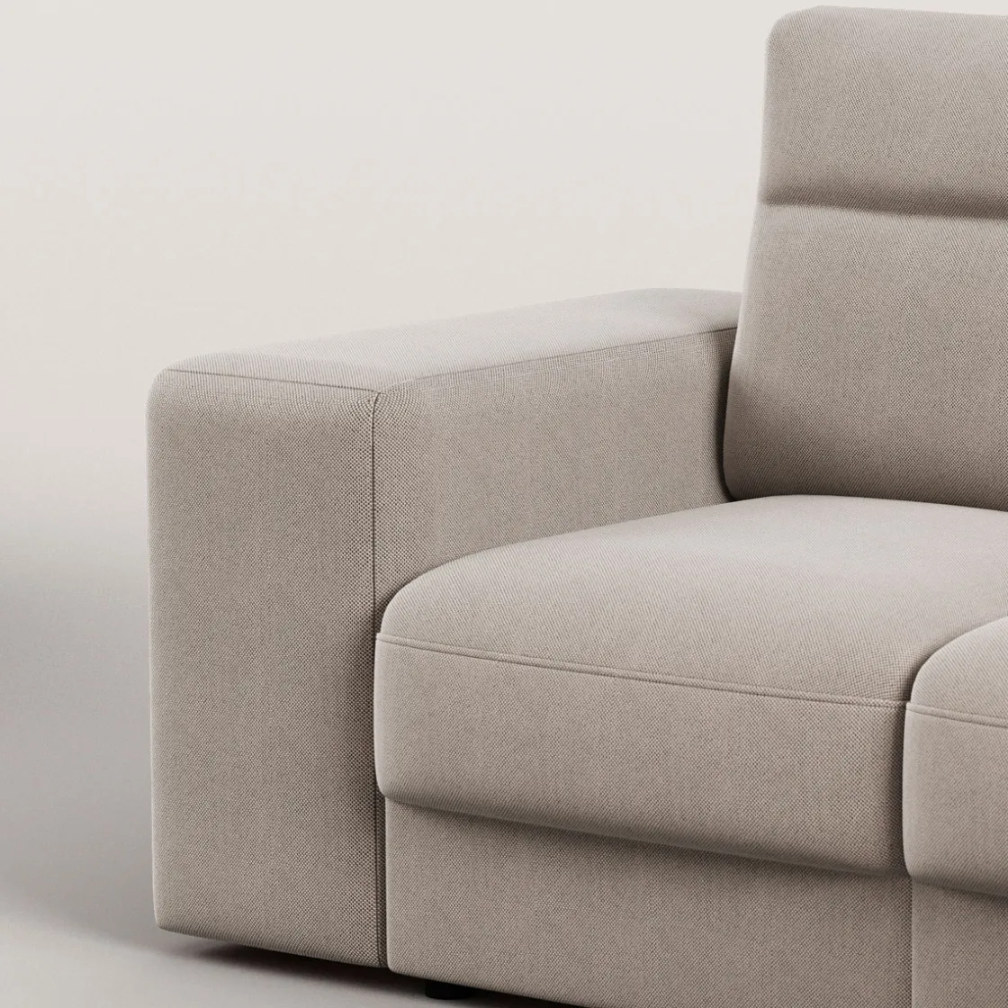 Sofás Y Sillones|Estilo Étnico>Sofá cama TRENTO taupe con chaise longue