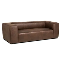 Sofás Y Sillones|Estilo Industrial>Sofá Chicago Marrón De Cuero Sintético
