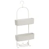 5five Accesorios De Baño>Soporte para ducha beige metálico con 2 ganchos