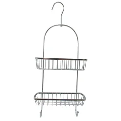 Accesorios De Baño>Soporte/Estante Ducha De Metal Cromado