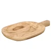 Degustación>Tabla Beige De Madera Quemada 40x24cm