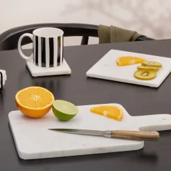 atmosphera Degustación>Tabla de presentación blanco de mármol 36cm