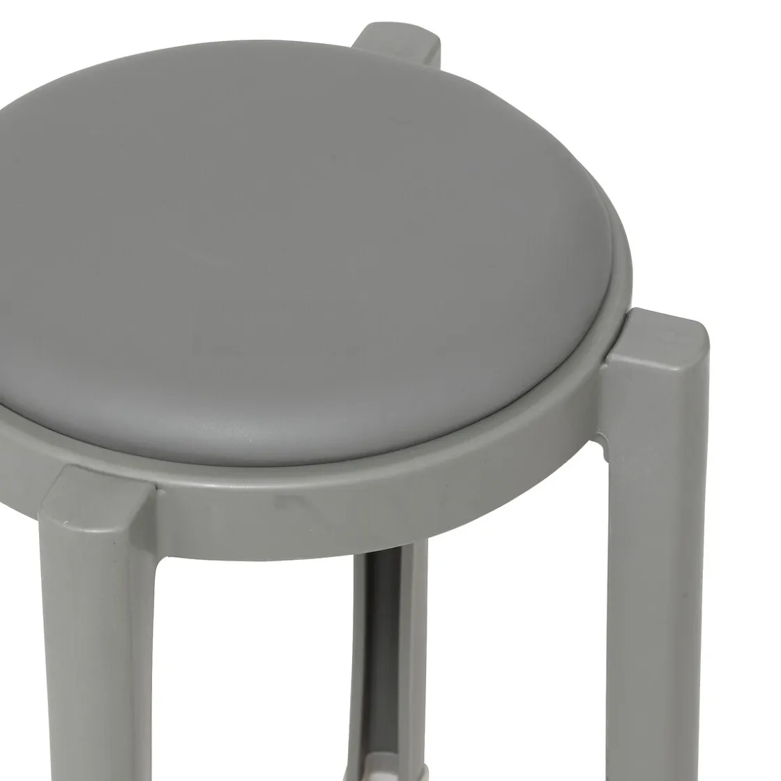 5five Sillas, Sillones Y Bancos>Taburete apilable PLASTA gris