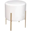 atmosphera Puff Y Banquitos|Estilo Contemporaneo>Taburete Blush De Terciopelo 34x40Cm