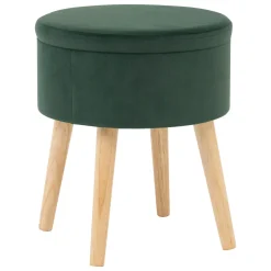 atmosphera Puff Y Banquitos>Taburete Con Almacenaje Verde