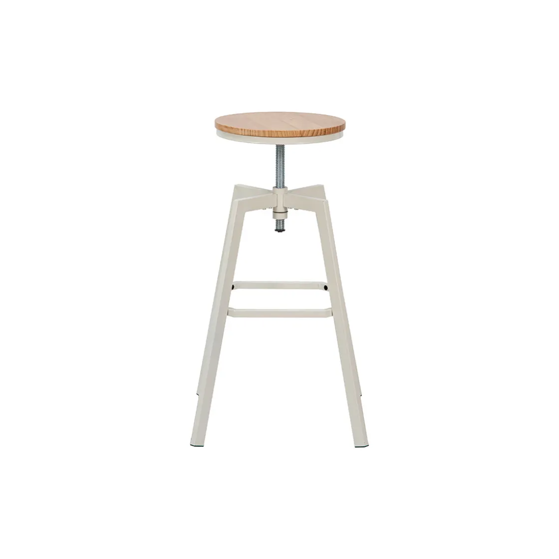 hôma Sillas, Sillones Y Bancos>Taburete de bar regulable MOCKA marfil