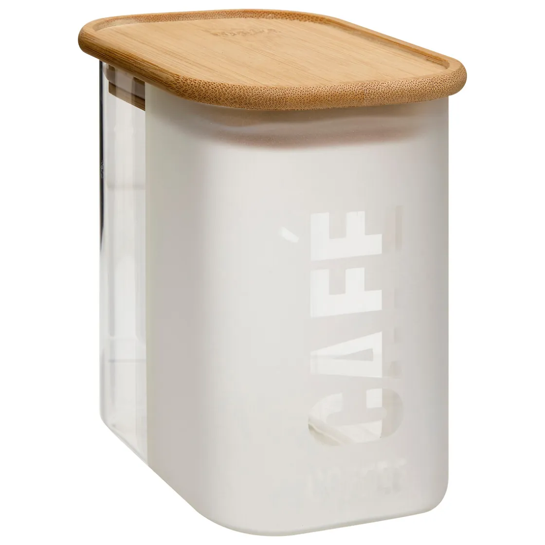 5five Cajas Y Frascos>Tarro para café de vidrio y bambú 0,72L