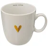 Tazas Y Tazones>Taza THE FLORAL blanca 30cl