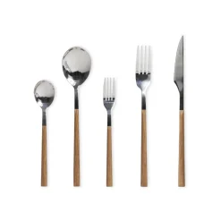 Cuchillería>Tenedor De Postre Lune Inox Mango Madera