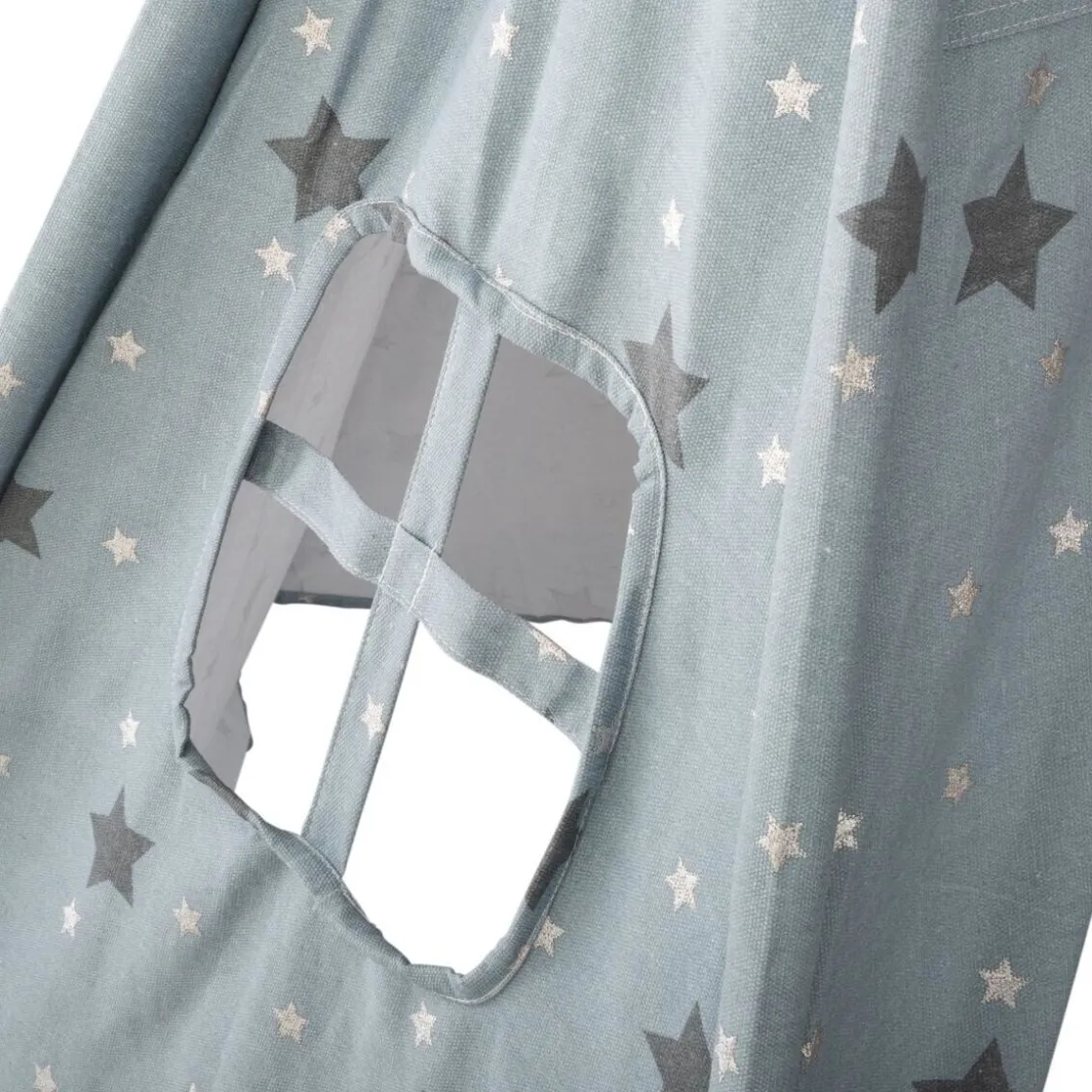 atmosphera4kids Mobiliario>Tienda Tipi Azul C/Estrellas 160Cm