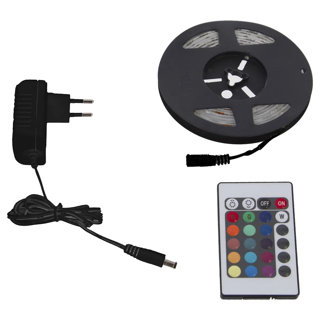 atmosphera Lámparas Y Alargadores>Tira de luz LED multicolor mando a distancia 10M