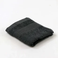atmosphera Toallas De Baño>Toalla gris oscuro TIMELESS 30x50Cm
