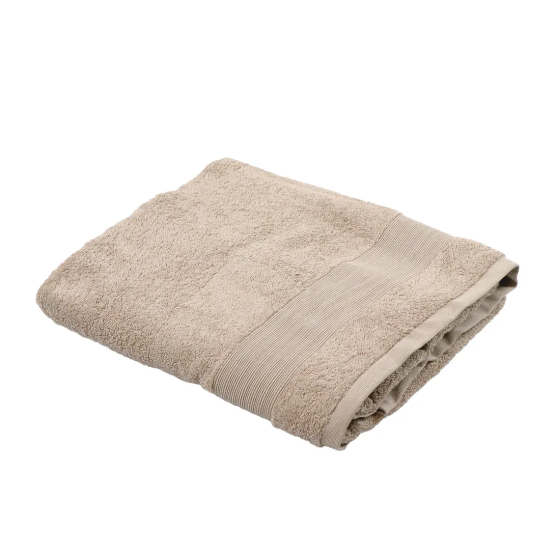 atmosphera Toallas De Baño>Toalla sábana beige TIMELESS 100x150Cm