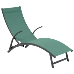 hespéride Tumbonas>Tumbona SAMBA verde oliva y graphite