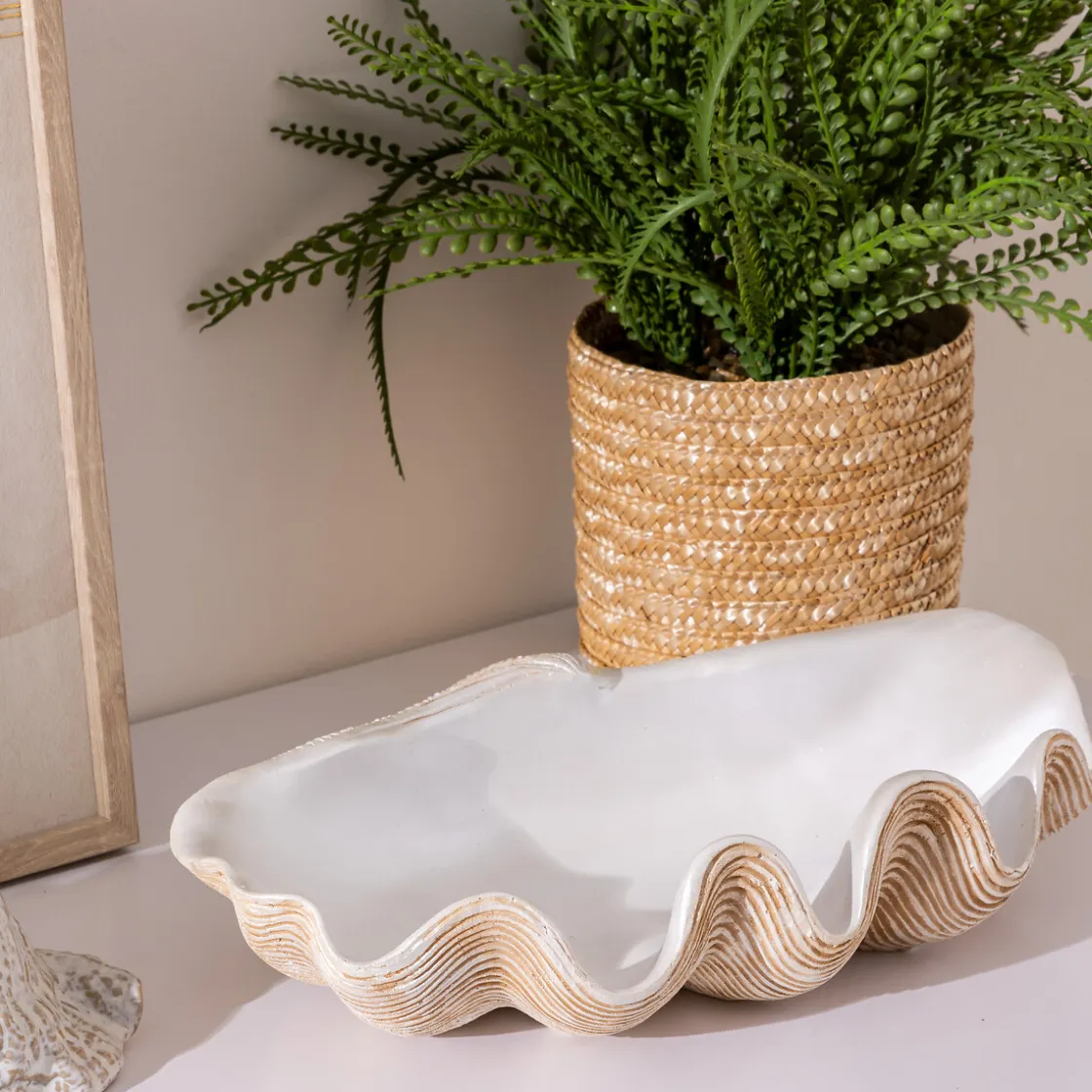 atmosphera Accesorios>Vaciabolsillos forma de concha OCÉANE de resina