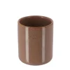 Accesorios De Lavabo>Vaso de cerámica gris pardo