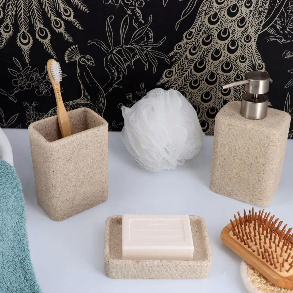 Accesorios De Lavabo>Vaso de lavabo efecto arena