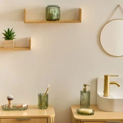 5five Accesorios De Lavabo>Vaso de lavabo FLOREA verde de vidrio