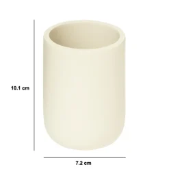 5five Accesorios De Lavabo>Vaso para cepillo de dientes DUO beige