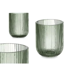 Copas>Vaso Rayas Verde 27Cl