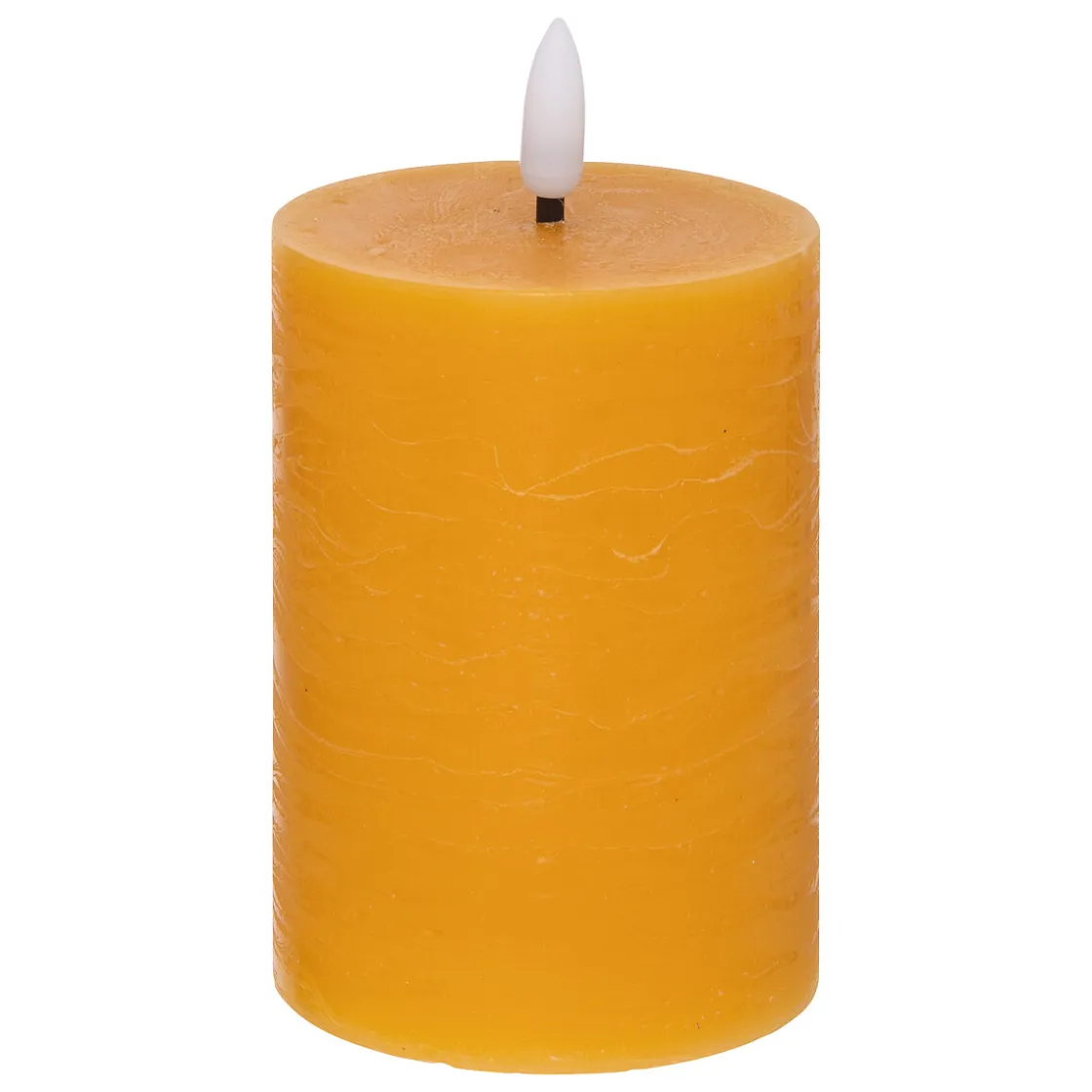atmosphera Velas>Vela Led Cilíndrica Amarilla 12.5cm