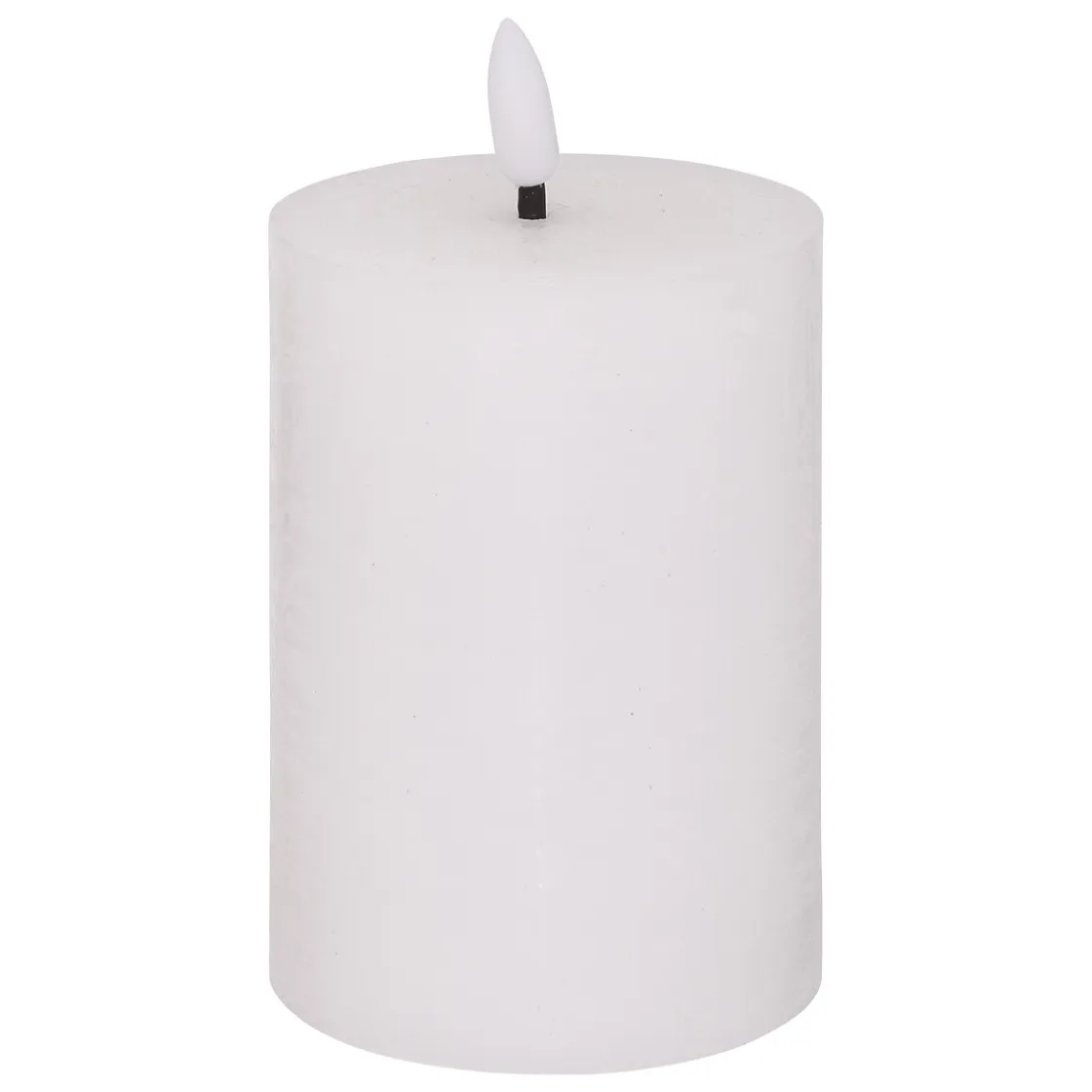 atmosphera Velas>Vela Led Cilíndrica Molia Blanca 12.5cm