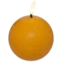 atmosphera Velas>Vela Led Redonda Amarilla 8cm