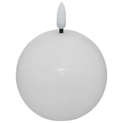 atmosphera Velas>Vela Led Redonda Molia Blanca 8cm